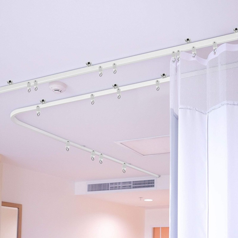 Curved Ceiling Curtain Track Bendable Mount for Curtain Rail Bunk