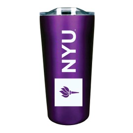 The Fanatic Group New York University Double Walled Soft Touch Tumbler, Design-1 - Purple
