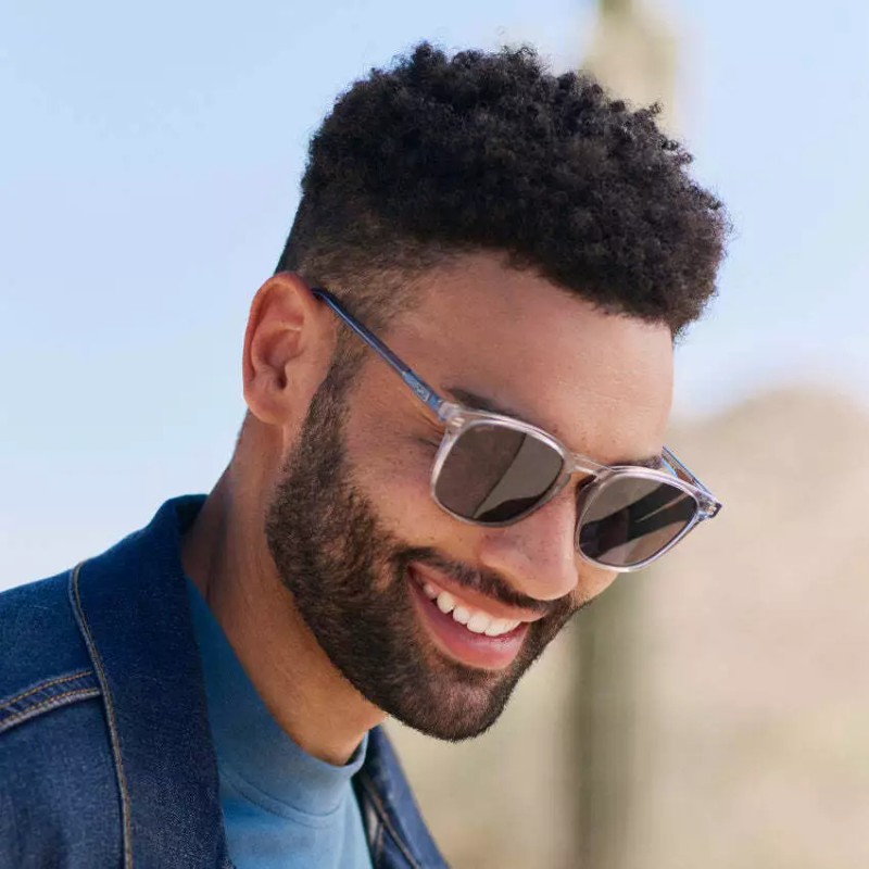 WMP Eyewear Nick | Polarized Sunglasses - Glossy Clear /