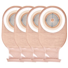 Rainlotus 20 PCS Colostomy Bags Ostomy Supplies- Rainlotus One Piece Ostomy Bag 15mm-60mm Cut-to-Fit Drainable Pouches with Clamp Closure for Ileostomy Stoma Care8 Clamps Included