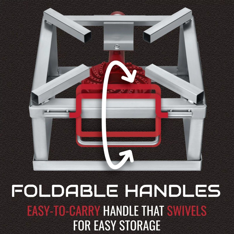 CONCORD 12" THE BLOCK BURNER in Stainless Steel