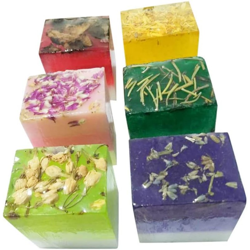 MOCIUN 150g Dry Flower Essential Oil Soap Lavender Jasmine Rose