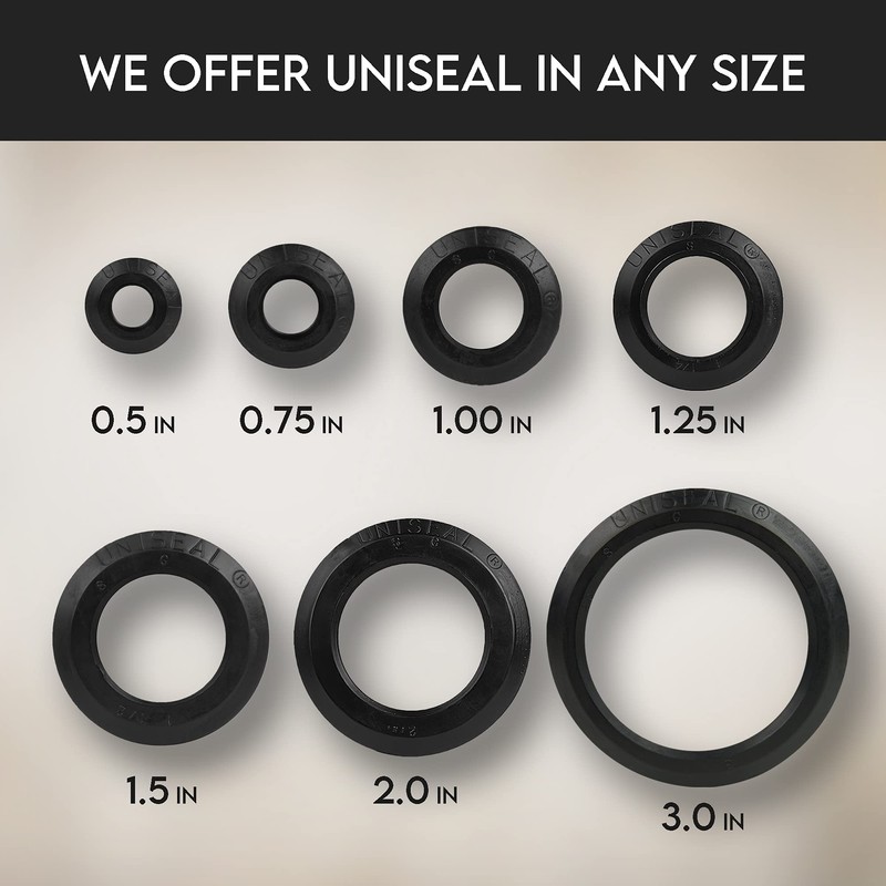 2'' UNISEAL Flexible Tank Adapter (Bulkhead) - 5 Pack