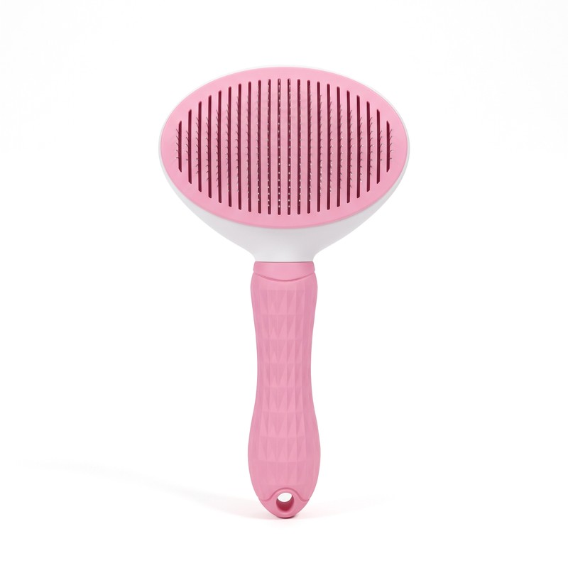 Pet Grooming Brush for Dogs & Cats – One-Button Hair