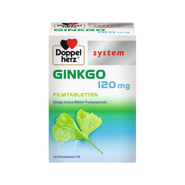 Doppelherz system GINKGO 120 mg, 120 pcs. Tablets