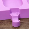Mini Skater Purple Ice Cream Molds Silicone Ice Pop with