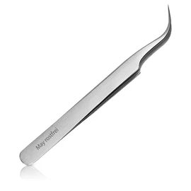 Tick Forceps - Tweezers - Length: 4.15" - Stainless Steel