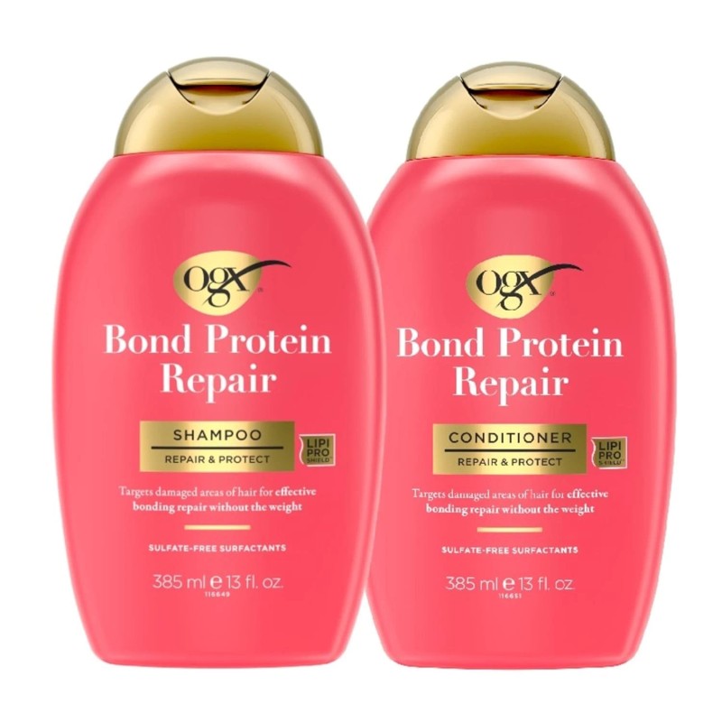 OGX Bond Protein Repair Shampoo & Conditioner Sulfate-Free Damage Repair
