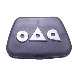 Spealloy Carbide Paint Scraper Replacement Blades Round, Triangular and Drop Shaped Scraper Blades Fits BAHCO 625 Hand-hold Scrapers, for Removing Paint Glue Varnish Rust,3pcs/set