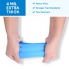 EDI Disposable Vinyl Gloves Medium, 100 pcs (Blue) - Powder-Free,