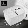 Kadax Plastic Storage Basket Storage Box Basket for Storage, Bathroom,