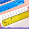 Bendy Ruler 30cm 20cm 15cm Long Flexible Shatterproof Folding Ruler