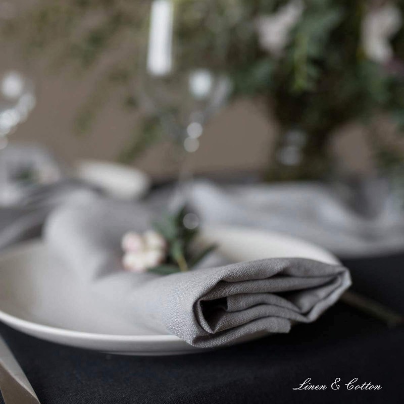 Linen & Cotton Hygge Tablecloth 100% Linen