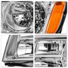 SOCKIR Headlight Assembly Pair Fit for 2012 2013 2014 2015