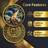 Sobriety Coin AA Medallion - to Thine Own Self Be