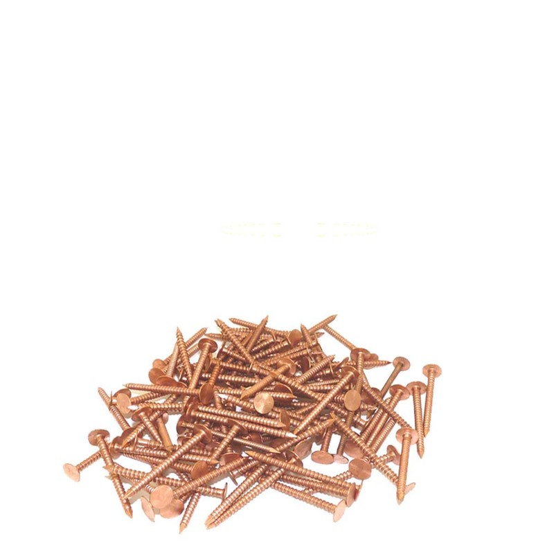 2 1/2" x 10GA 8D RING COPPER ROOFING/SLATING NAILS 5lb