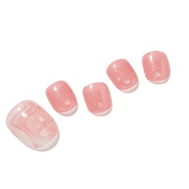 UUUUU. Semi Cured Gel Pedi Strips - [Georgia Peaches] Spring Collection, 100% Real Gel, Long-Lasting & Easy to Apply&Remove, works any UV Lamps - Spring 2025,Pedi inspo,Pedi Stickers