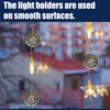 FYOJAIC 60 x suction cups for fairy lights, suction cups
