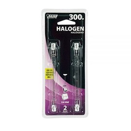 Feit Electric Bpq300t3/cl/2 Halogen Light Bulb, 300 Watts, 120 Volt (Pack of 6)