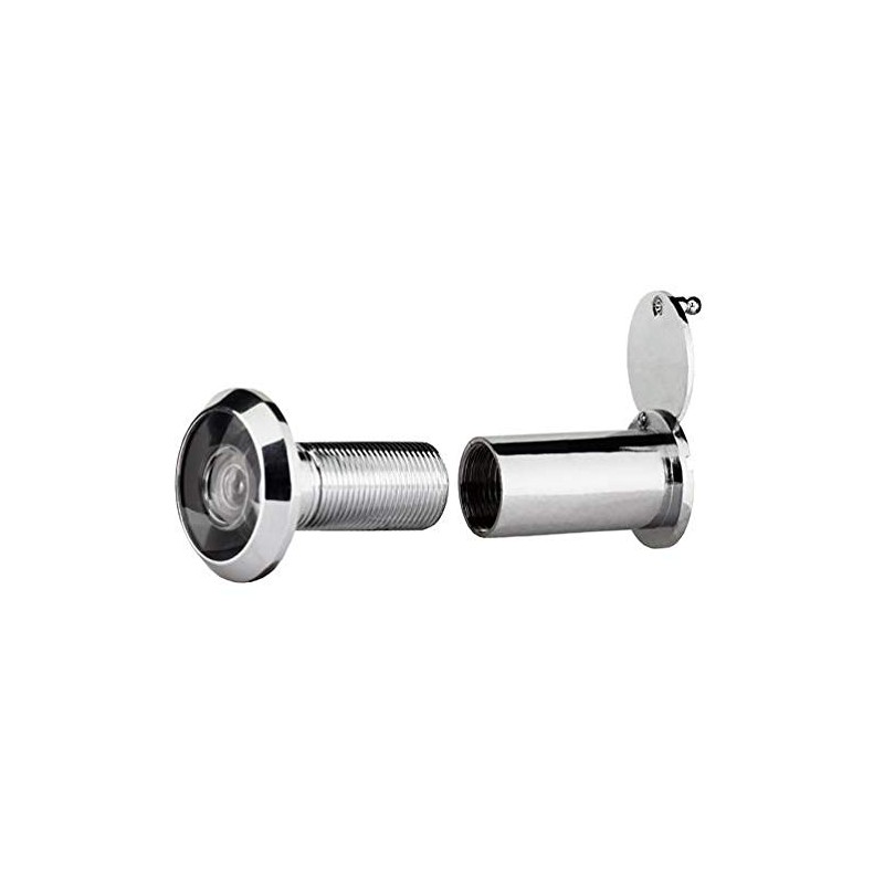 Door Viewer Spy 200° Wide Angle Lens Chrome Chrome 36-60