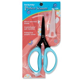 Fabric & Fabric Perfect Scissors Karen Kay Buckley 6 inch Medium Blue