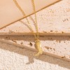 PRTGL Boots Necklace for Women: Dainty 14k Gold Western Cowboy