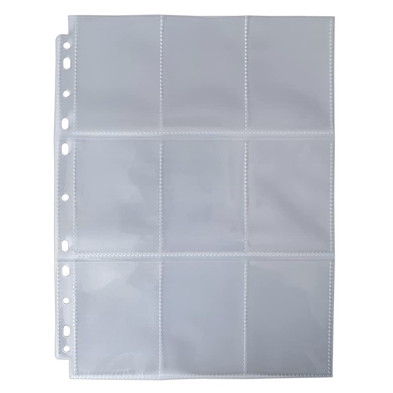 Arkero-G® 100 x 9-Pocket Pages - Specially Designed for YuGiOh