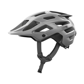 ABUS Moventor 2.0 MTB Helmet - high-comfort off-road bike helmet - all-mountain helmet, unisex - silver, size L