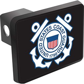 U.S. Coast Guard Crossed Anchor Logo Trailer Hitch Cover