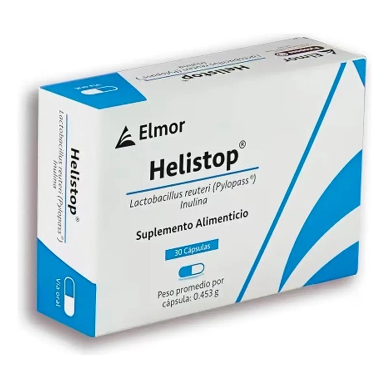 Suplemento Alimenticio Helistop Probióticos Cápsulas