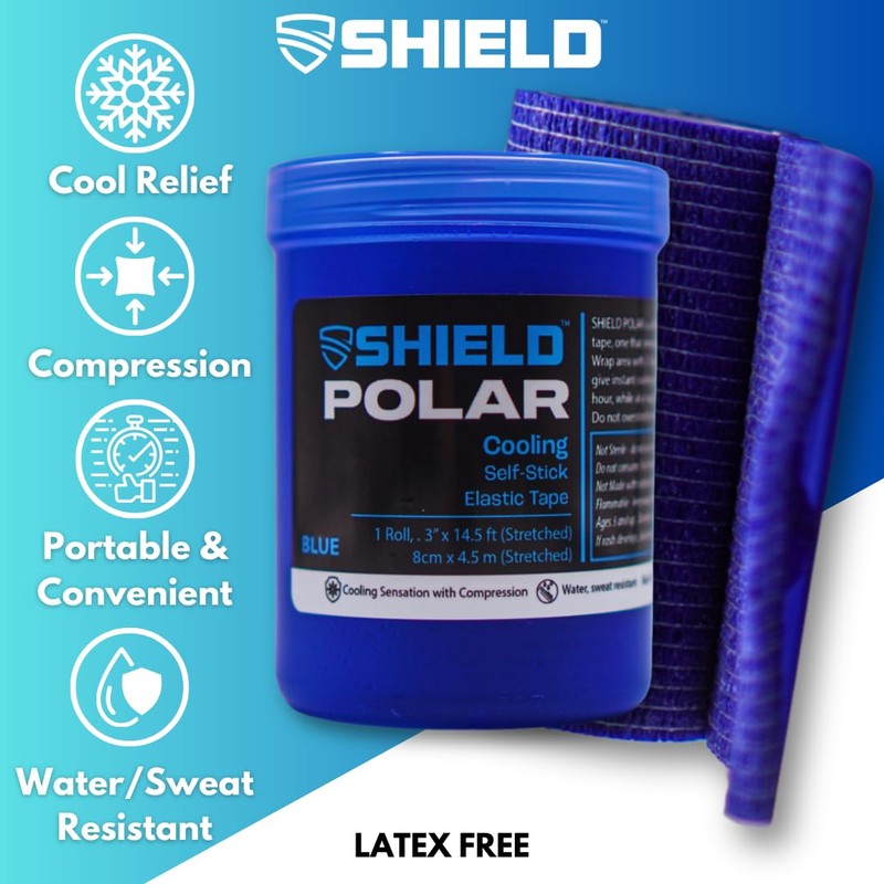 Shield Polar – Instant Cold Compression Wrap | Cooling Athletic