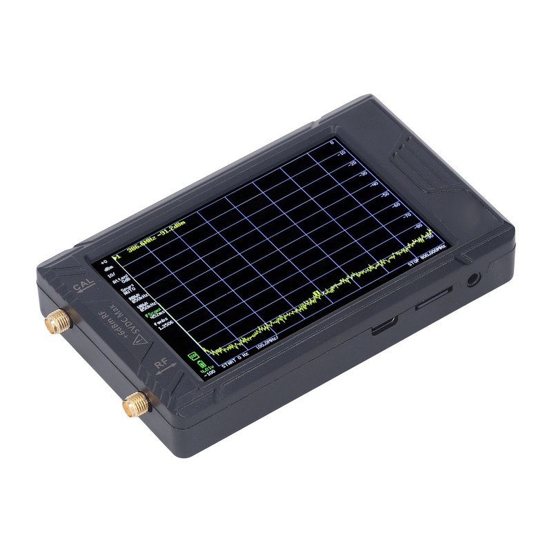 Spectrum Frequency Analyzer Resolution Switchable 100KHZ to 5.3GHZ 4in Screen