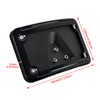 HDBUBALUS Motorcycle Curved Laydown License Plate Mount with Frame Fit