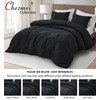 Chezmoi Collection Hugo 3-Piece Textured Thin Comforter Set - Lightweight