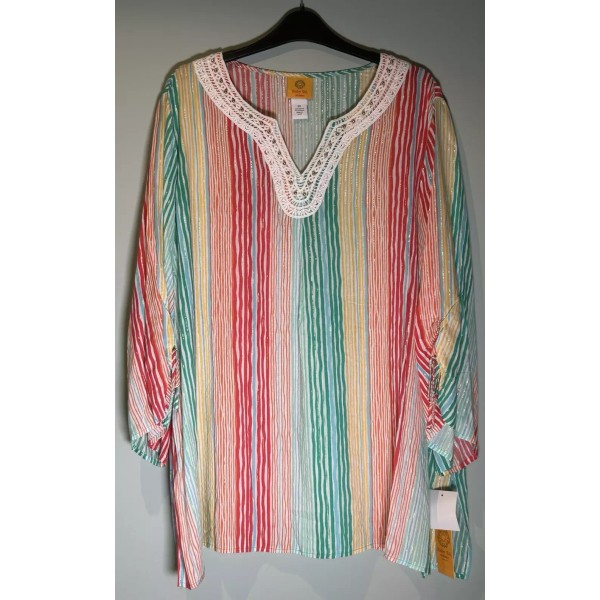 Ruby Rd $69 Ruby Rd Women's Rayon Woven Tunic Top
