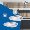 Küchenprofi Set of 2 Egg Cups with Oval Base, White