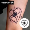 INKARTLINK semi-permanent tattoos, spider tattoos for cool boys and girls,