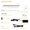 LED Under Counter Light Fixtures, 6pcs Hardwired Cabinet Strip Lighting