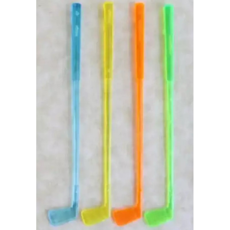 Unbranded 10 6.5" GOLF Swizzle Sticks beverage Stirrers 4 colors