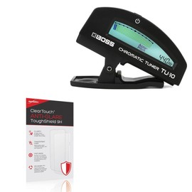 BoxWave Screen Protector Compatible With BOSS TU-10 Clip-on Chromatic Tuner - ClearTouch Anti-Glare ToughShield 9H (2-Pack), Anti-Glare 9H Tough Flexible Film Screen Protector
