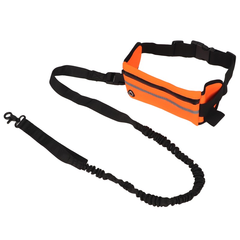 Hands Free Dog Leash Shock Absorption Reflective Dog Running Leash