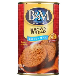 B & M Bread Brown Plain Pack of 2, Net WT 16 0z (1 LB) 453g