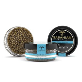 GUARANTEED OVERNIGHT! Royal Osetra Caviar 1oz + Mother of Pearl Spoon