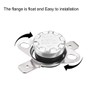 uxcell KSD301 Thermostat 55°C/131°F 10A Normally Open N.O Adjust Snap