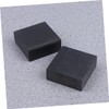 DOITOOL 12pcs Square Rubber Cushion Pads Reduction Rubber Buffers for