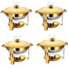 Chafing Dishes Buffet Food Warmer - Parties Servers Trays Catering