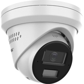 Ⲏіkvіsіon 8MP Acusense Smart Hybrid Light Fixed Turret Network Camera(DS-2CD2383G2-LI2U)，Integrates IR and White lights，Human and Vehicle Detection，Built-in arrayed dual-microphone, WDR, IP67