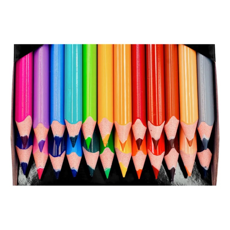 Baco | Bacoiris Jumbo Triangulares Punta 3.3mm - 24 Colores