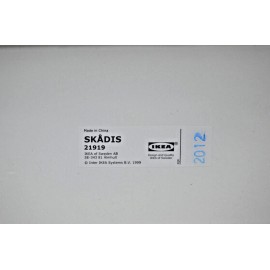 IKEA Lot of 2 Ikea Skadis 21919 White Pegboard Shelf Box Home Storage Organizer NIP