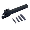 zouzmin 1pcs Lathe Grooving Tool Holder Grooving Cut-Off Tool Holder